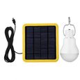 Éclairage mobile multifonctionnel rechargeable de lampe à LED solaire pour randonnée en plein air Tente de camping Pêche Éclairage j-0