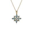 10K or rose étoile de David Chai Collier Pendentif