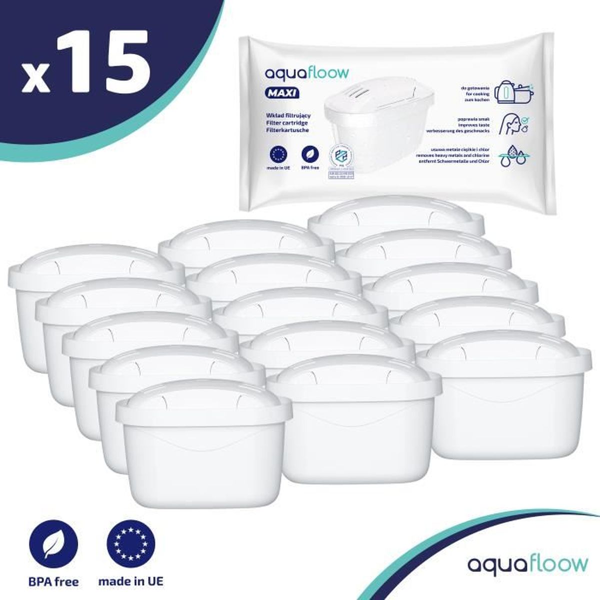 6 aquacrest Cartouches Filtre À Eau Compatible avec Brita Maxtra /& mavea Jugs