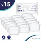 WESSPER Cartouche Filtrante pour Carafe Aquafloow - BRITA MAXTRA+ - Paquet 15