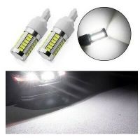 Ampoule T20 LED W21 W Blanc 6000K Veilleuse Feux de jour freins stop 33 SMD Voiture