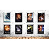 Poster Star Wars Sagas Compilation Collection - X 8 - Wall art - A3 (42x29,7cm)