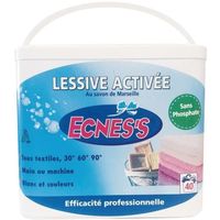 ECNESS Lessive poudre activée - Sans phosphate - 2