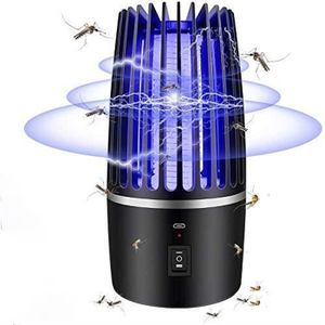 ANTI-MOUSTIQUE Lampe Anti Moustique Rechargeable 360 ° UV Tueur d