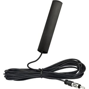 Antenne De Toit Décorative Pour Voiture – Adaptateur Autoradio – Noir, Plastique Et Métal
