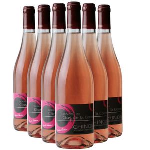 VIN ROUGE Chinon Cuvée Traditionnelle Rosé 2020 - Lot de 6x7