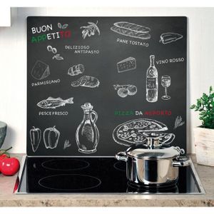 ECRAN ANTI-PROJECTION Plaque de protection et cuisinière avec motif déco