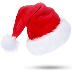 KONVINIT Bonnet Noel Chapeau de Père Noël Enfant De Luxe Costume de Chapeau  de Pere Noel Rouge en Peluche Ornements de Noël Chapeau de Noel :  : Jeux et Jouets