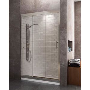 Porte de douche 120x195cm coulissante en niche mod/èle de Roution