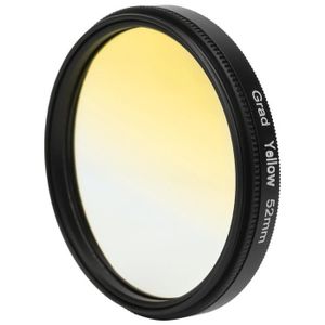 62 mm Couleur dégradé Jaune Gradual filtre de couleur objectif filtre pour Canon Nikon Sony DSLR Caméra Caméscope objectif 