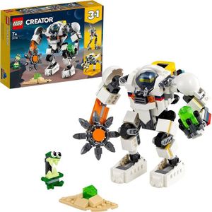 ASSEMBLAGE CONSTRUCTION LEGO 31115 Creator 3 en 1 Le Robot dExtraction Spatiale, Jouets de Construction pour Enfants +7 Ans, Figurine Alien
