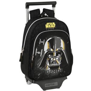 CARTABLE Sac à roulettes Star Wars Fighter 33 CM maternelle - Cartable