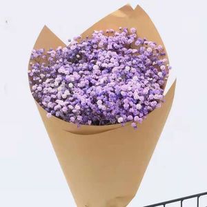 FLEUR ARTIFICIELLE FLEUR-PLANTE ARTIFICIELLE.Violet--Fleurs séchées G