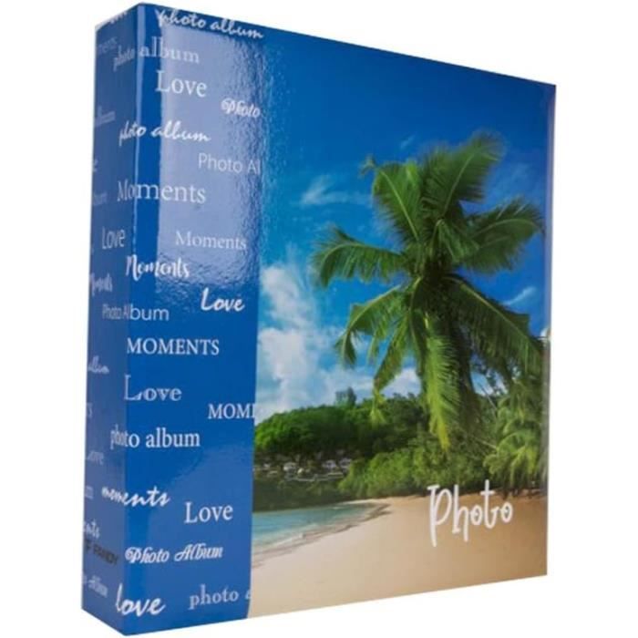 Album Photo Traditionnel 10x15 Pochette, Grand Format Album Photo de Classe  avec Pochette Plastique 1000 Horizontal Vertical Photos Bleu :  : Cuisine et maison
