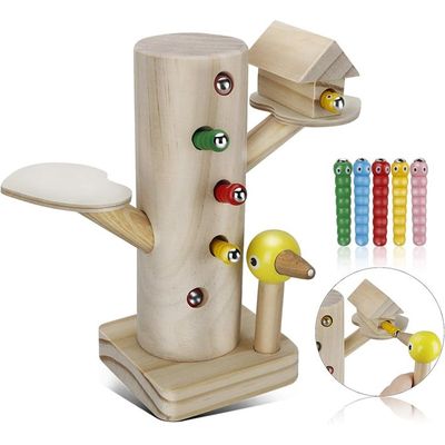 Jeu Magnétique Oiseau & Ver de Terre Montessori - Jouet Éducatif Motricité Fine Enfant 2 Ans, Cadeau Fille Garçon - Jeux - Jouets Jeu Magnétique Oiseau & Ver de Terre Montessori - Jouet Éducatif Motricité Fine Enfant 2 Ans, Cadeau Fille Garçon - Jeux - Jouets
