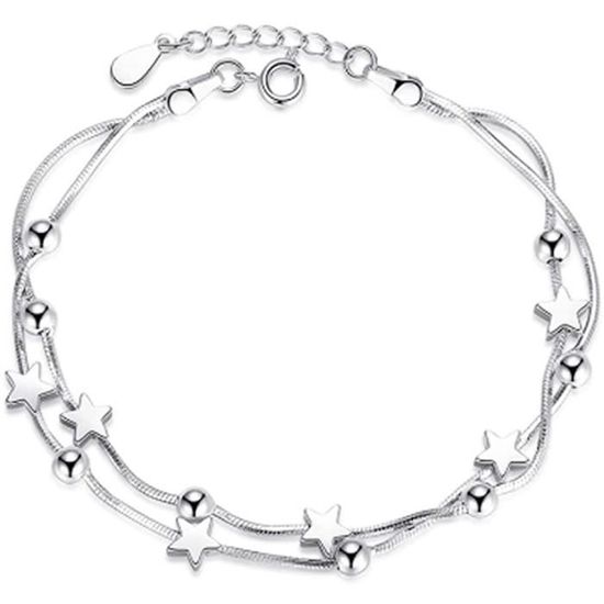 Lot de 2 bracelets pour mère et fille, cadeaux pour maman et fille, cadeaux pour la fête des mères, élégants bracelets pour fille, bracelets pour maman pour femmes, cadeau d'anniversaire pour