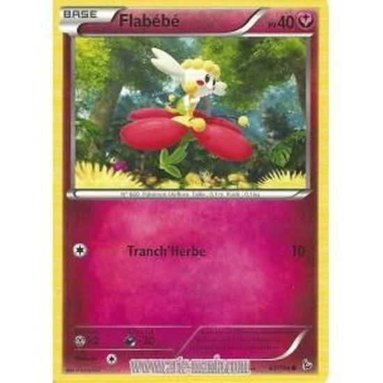 Carte Pokemon 63 106 Flabebe Serie Xy Etincelles Fr Vendeur Carte Mania Votre Specialiste Cdiscount Jeux Jouets