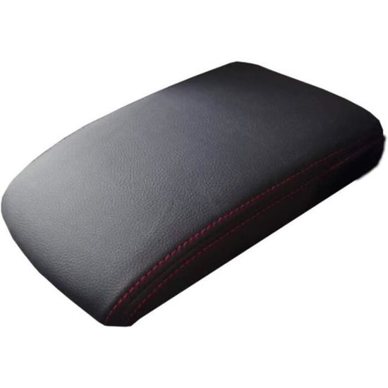Coussin D'Accoudoir Pour KIA NIRO 2017-2023 - Protection Console Centrale En Cuir PU Avec Poches Et Porte-Gobelets - Noir