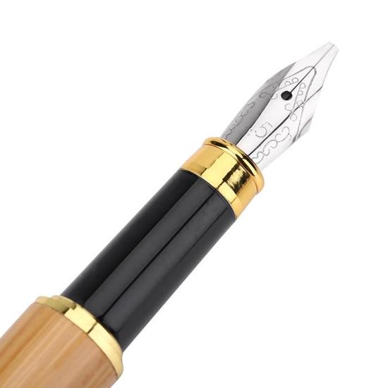 Stylo Plume Piston ERO Noir – Plume F, Vintage, Occasion, Fabrication Allemagne