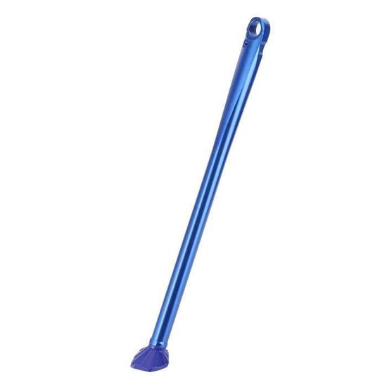Béquille Réglable CNC Alliage Aluminium 435mm Pour Husqvarna FE TE - Tige Noire Pieds Bleus