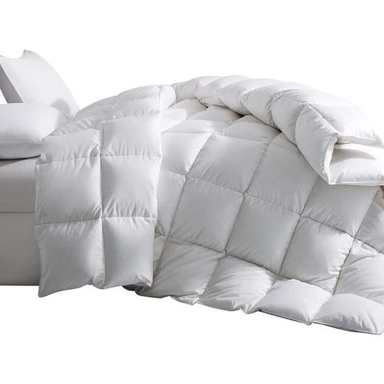 Couette Légère En Coton Blanc 260x240cm Serenite Teflon M26013964 Couette Légère En Coton Blanc 260x240cm Serenite Teflon M26013964