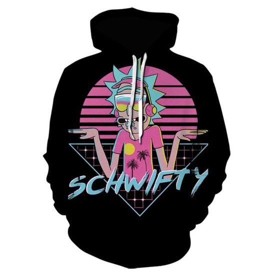 Sweat à Capuche Enfant Noël Animé - Impressions 3D Colorées Pour Garçons Et Filles 4-13 Ans