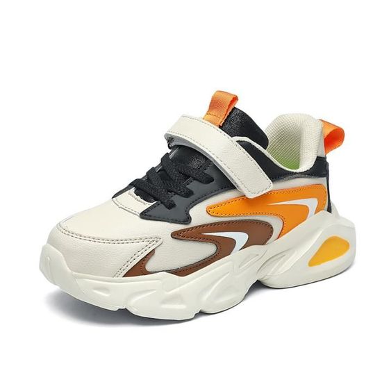 Basket Enfant Chaussures Garçon Fille Nouveau Baskets Noir