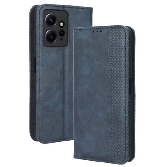 Housse étui Magnétique Pour XIAOMI REDMI NOTE 12 PRO 5G - Noir - Protection Complète