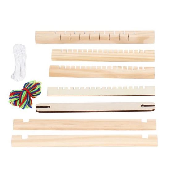 LYKTRIX Cadre à tisser en bois pour enfants à partir de 6 ans, métier à