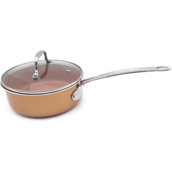 ZUOFENG Poêle à Frire Antiadhésive 9,5 Pouces, Casseroles en Pierre