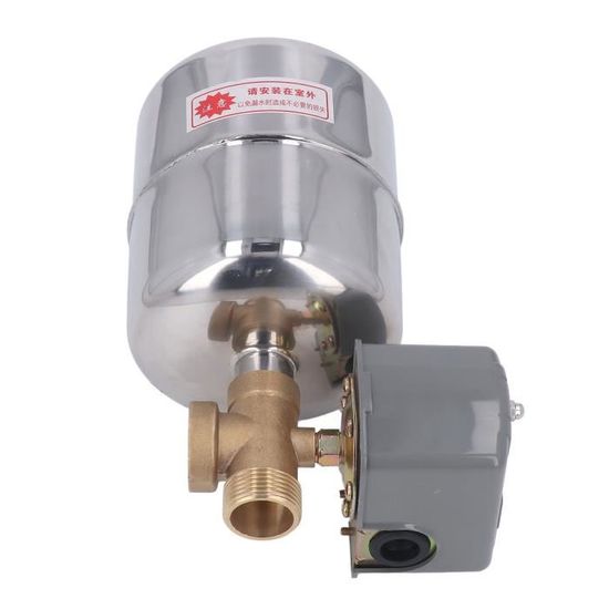 Reservoir Eau De Pluie Réservoir D'accumulateur, Connecteur, Réservoir D' accumulateur Duokon, Réservoir à Pression D'accumulateur, Contrôle De La Pompe à Eau, 0,75 L, 125 Pressostat Surpresseur