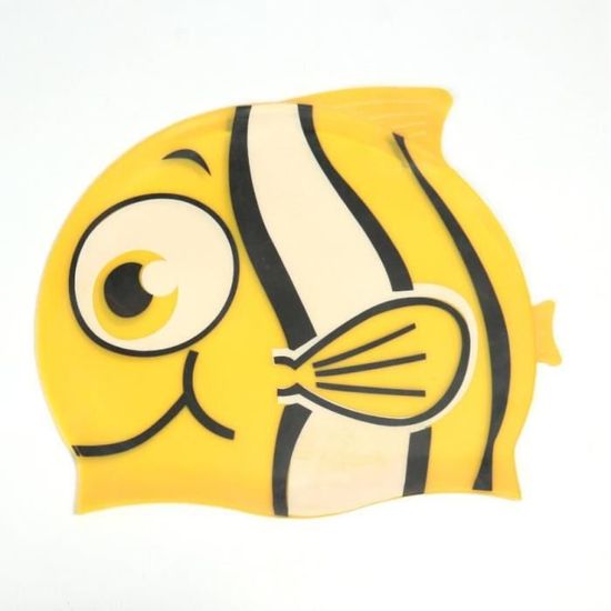 Bonnet De Bain Silicone Enfants GNOLONG - Imperméable, Extensible, Antidérapant, Motifs Mignons, Taille Unique - 5