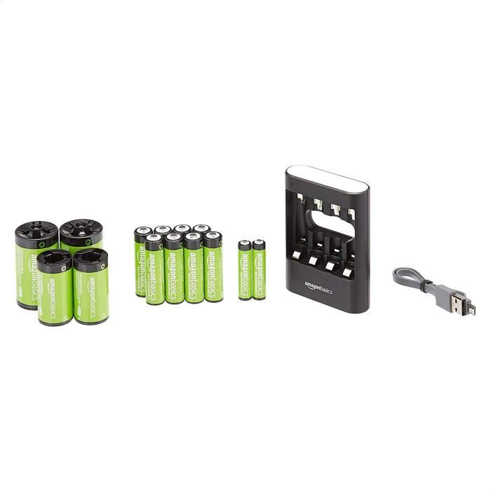 Chargeur piles rechargeables - Cdiscount