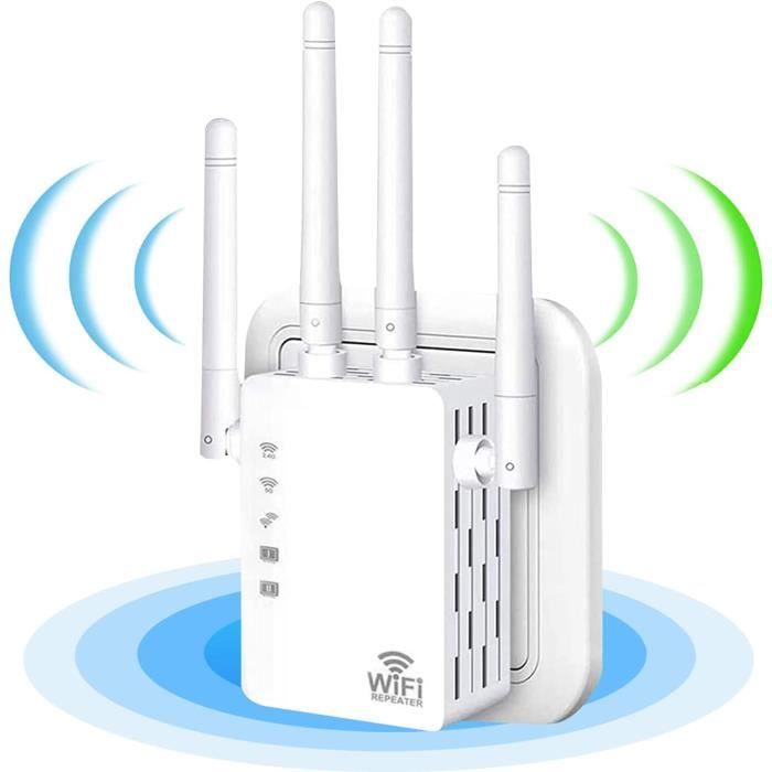 Répéteur WiFi Puissant 1200Mbps Amplificateur WiFi 5GHz & 2.4GHz WiFi  Extender, Repeteur WiFi avec Un Port Ethernet, WiFi Booster - Cdiscount TV  Son Photo