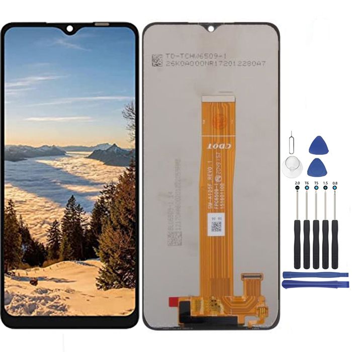écran LCD Samsung Galaxy A12 A125F(SM-A125F/DSN, SM-A125F/DS) + vitre tactile lcd + Kit outils+Colle B7000
