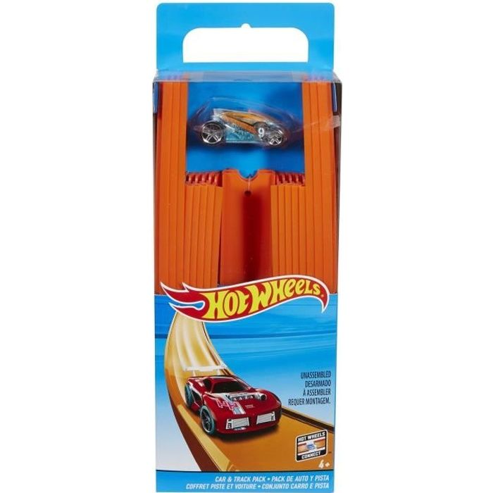 HOT WHEELS Track Builder Coffret Piste et Voiture