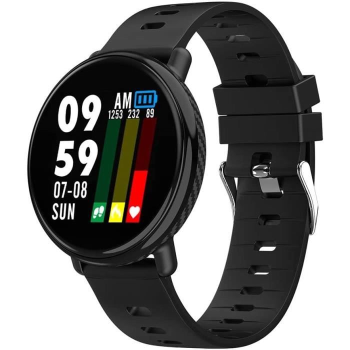 Waterproof Touch Smart Watch Fitness Tracker, Moniteur d'activité, Moniteur de fréquence Cardiaque, Moniteur de Sommeil, Compteur de