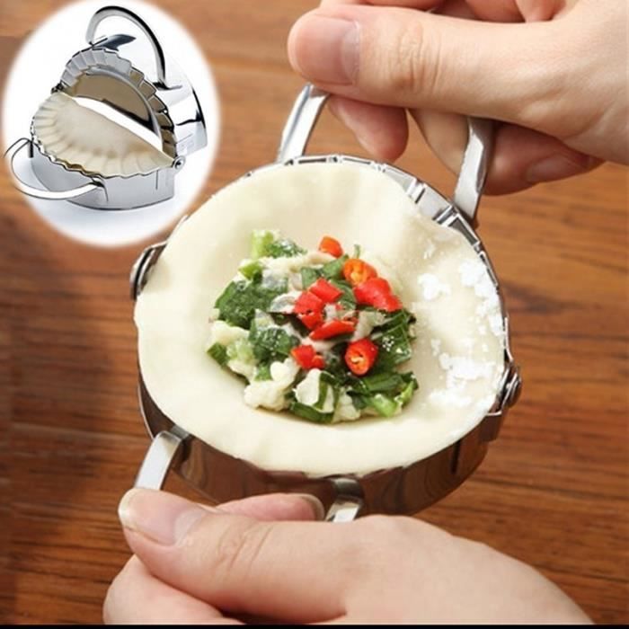 Moule à Ravioles Chinois Pratique, Ustensile De Cuisine en Acier Inoxydable -S