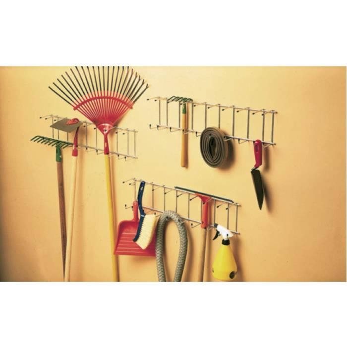 MOTTEZ Râtelier universel 2 éléments - 1.15 m de rangement