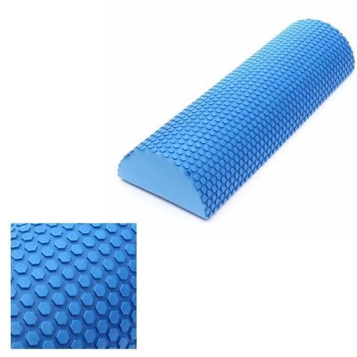 Colonne de Yoga fitness demi-cylindrique rouleau coussin en eva 60cm