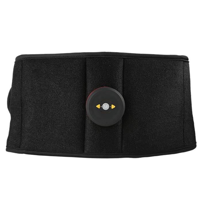 CEINTURE D'ELECTROSTIMULATION,Fitness stimulateur musculaire taille abdominale entraîneur musculaire ceinture ventre - Type Black