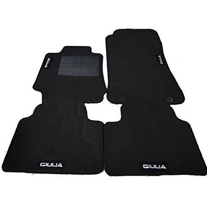 carmats Lot de 4 Tapis de Sol en Moquette pour Alfa Romeo 147