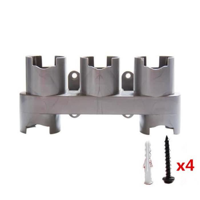 Support de montage mural pour accessoire d'aspirateur,Compatible/w Aspirateur Dyson V10, V8, V7 (Grey)