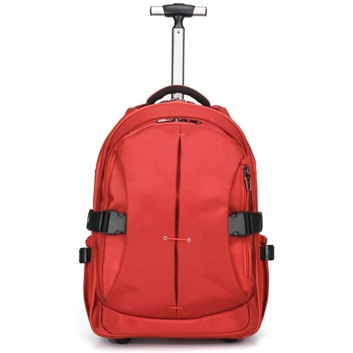 VALISE OU BAGAGE VENDU SEUL Roulant Bagages Scolaire Business Sac à Dos à roulettes Trolley Valise avec 2 Roues &E282
