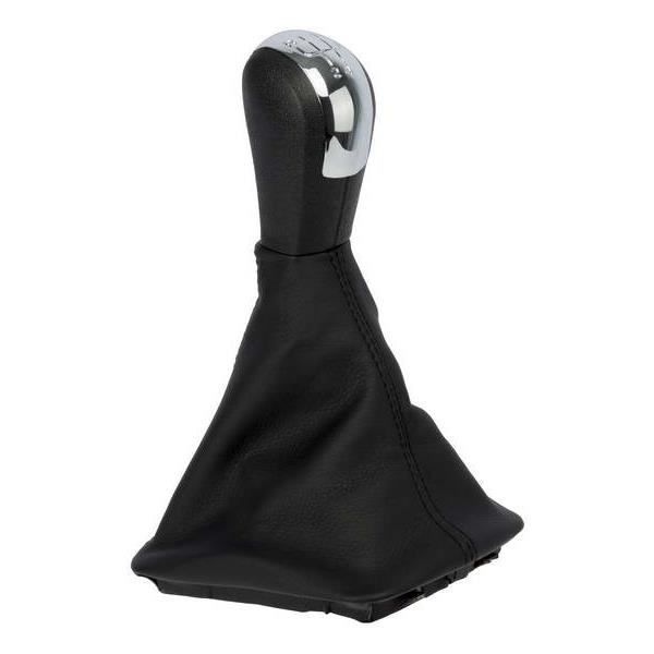 CORONA Pommeau + Soufflet adaptable pour Skoda Octavia II - 5/6 vitesses - Noir