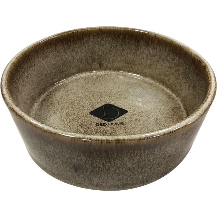 D&D Chien Gamelle Et Bol D`Eau Jasper Sand 13,8x13,8x5,5cm 0,323Kg