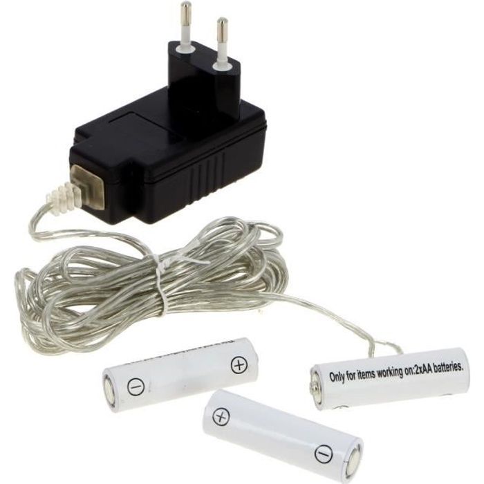 Adaptateur secteur pour 3 piles LR06