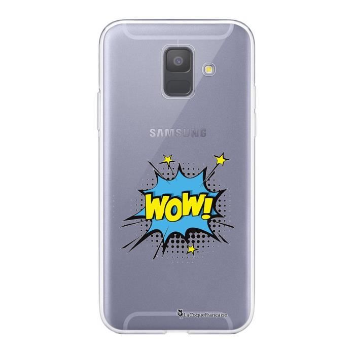 Coque Samsung Galaxy A6 2018 360 intégrale transparente WOW Ecriture Tendance Design La Coque Francaise