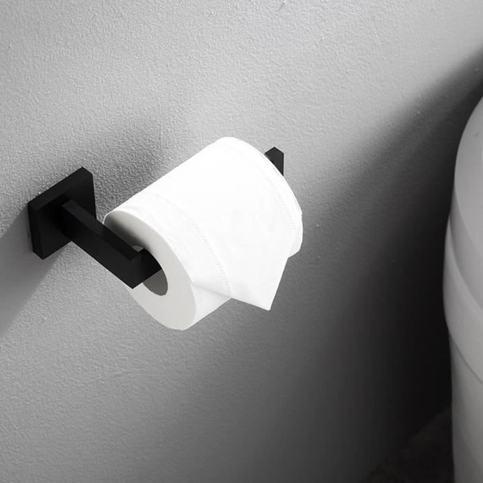 Porte Rouleau Papier Toilette,Dérouleur Papier Accessoirs WC,Déco Murale WC, Distributeur Papier WC-Accessoire Toilettes