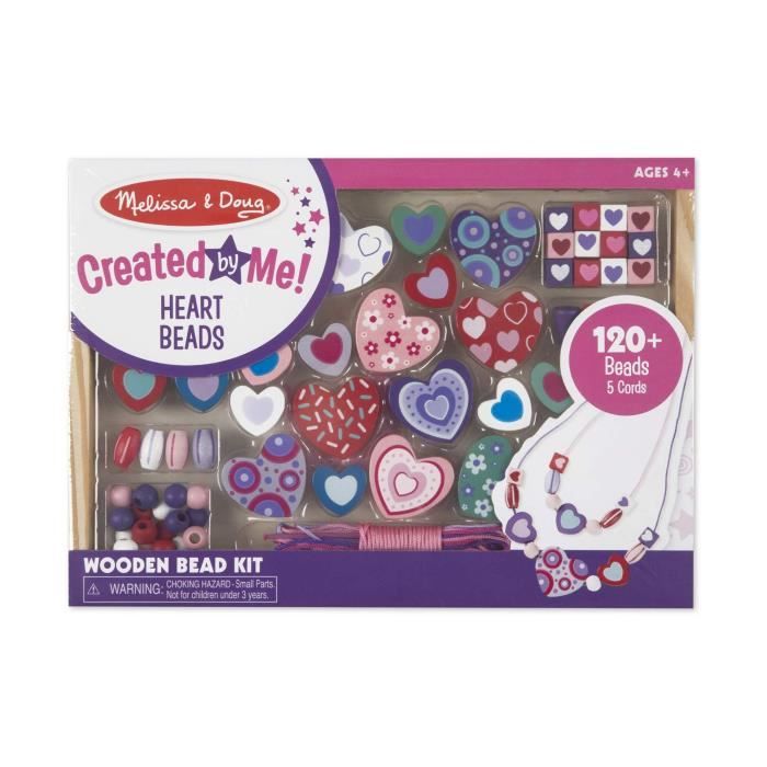 Melissa & Doug - 14175 - Ensemble De Perles En Bois • Petits Amis
